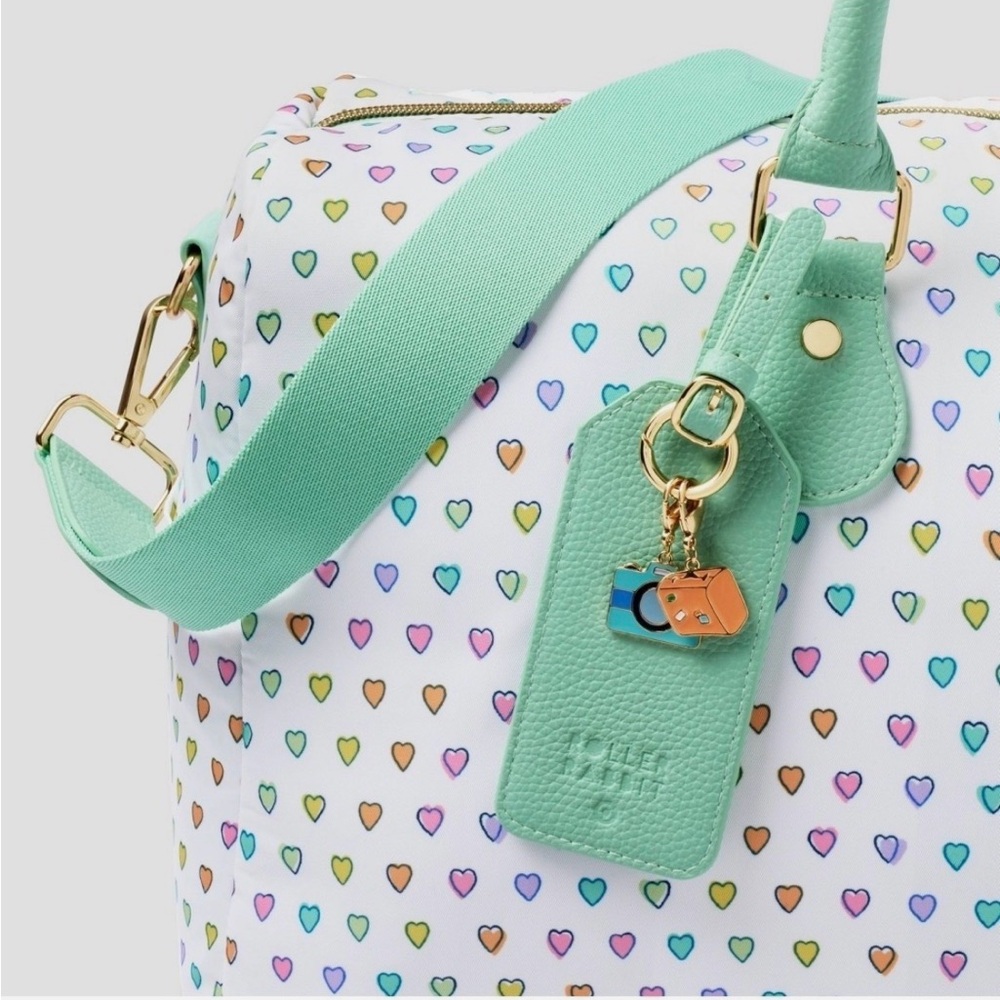 Roller Rabbit Target disco hearts wave duffel bag - Picture 4 of 5